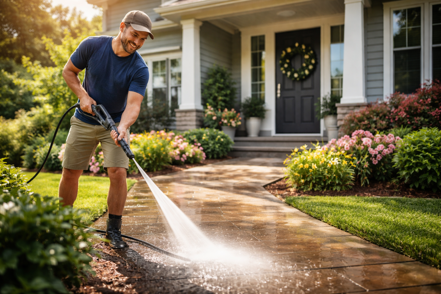 How Pressure Washing Instantly Boosts Your Home’s Curb Appeal