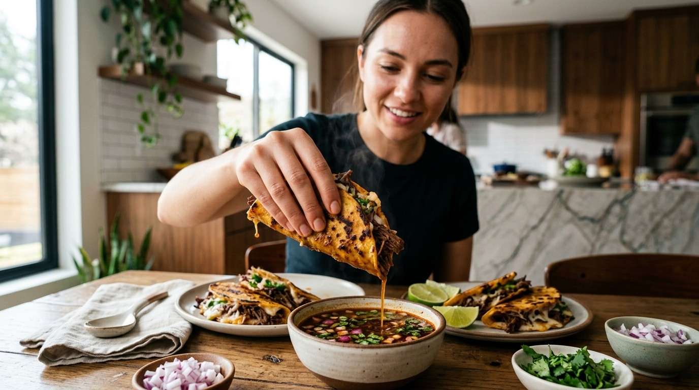 Easy Birria Tacos Recipe With Consommé Everyone Is Obsessed With